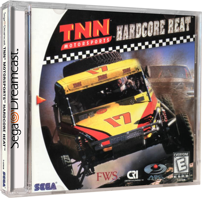 TNN Motorsports Hardcore Heat | NTSC | Dreamcast | DC | En | Reproduction Case and Booklet - NO GAME