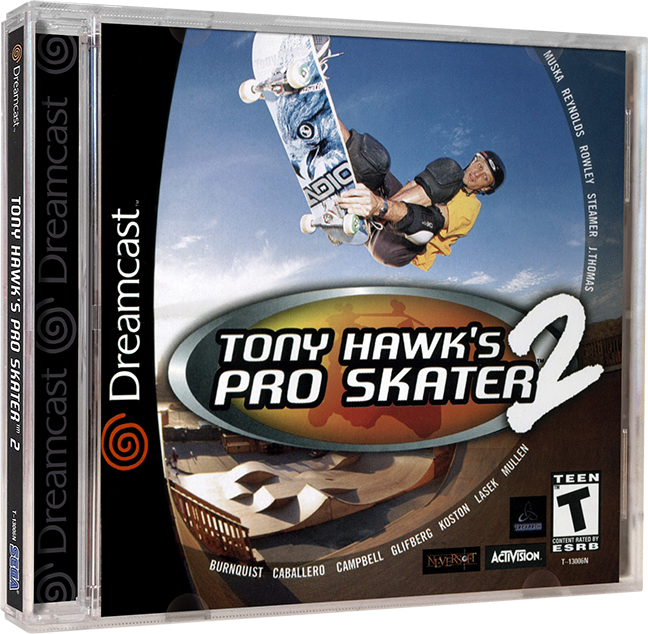 Tony Hawk&#39;s Pro Skater 2 | NTSC | Dreamcast | DC | En | Reproduction Case and Booklet - NO GAME