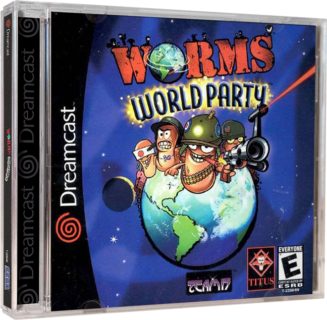 Worms World Party | NTSC | Dreamcast | DC | En | Reproduction Case and Booklet - NO GAME