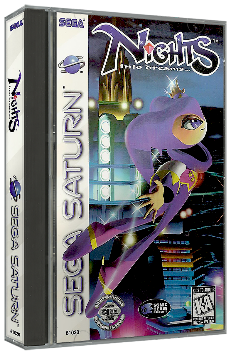 NiGHTS into Dreams | NTSC | Sega Saturn | SS | En | Reproduction Case and Booklet - NO GAME