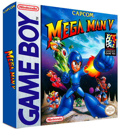 Mega Man V Reproduction Box