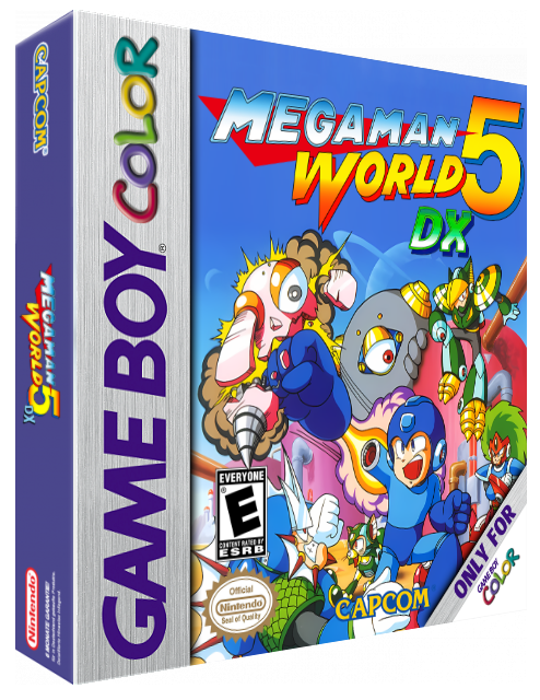 Mega Man DX 5 Super Warriors Reproduction Box