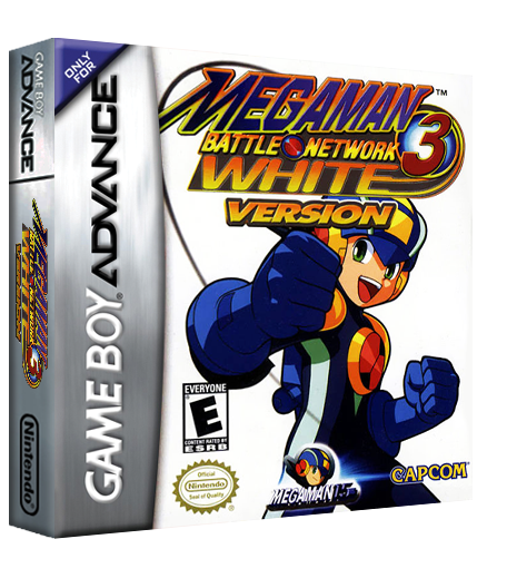 Mega Man Battle Network 3 White Version Reproduction Box