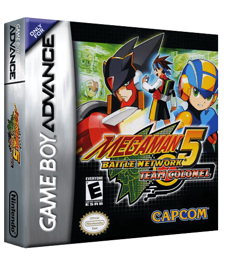 Mega Man Battle Network 5 Team Colonel Reproduction Box