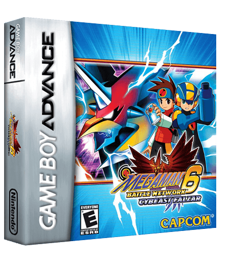 Mega Man Battle Network 6 Cybeast Falzar Reproduction Box