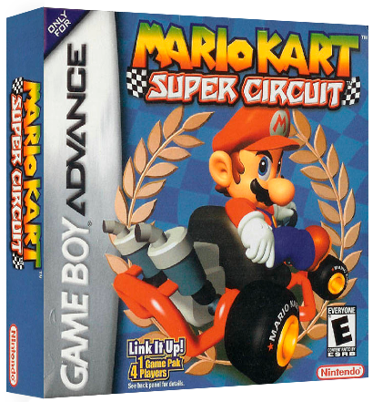 Mario Kart Super Circuit Reproduction Box
