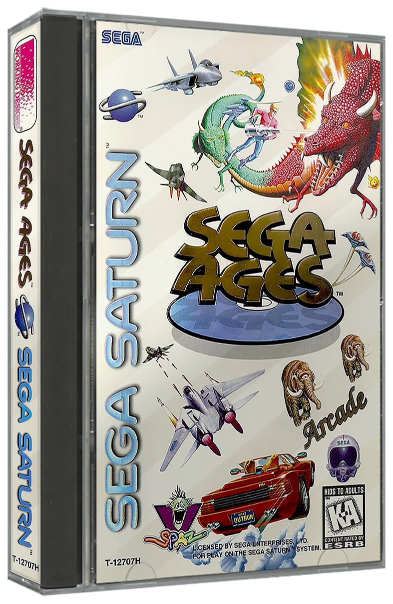 SEGA Ages | NTSC | Sega Saturn | SS | En | Reproduction Case and Booklet - NO GAME