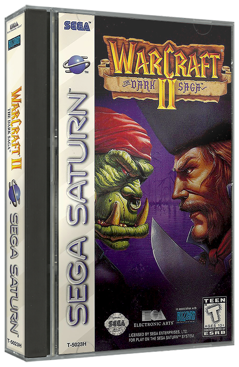 Warcraft II - The Dark Saga | NTSC | Sega Saturn | SS | En | Reproduction Case and Booklet - NO GAME
