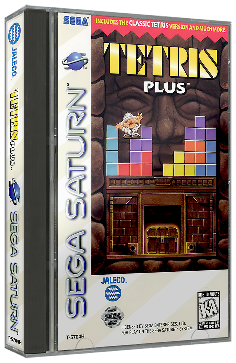 Tetris Plus | NTSC | Sega Saturn | SS | En | Reproduction Case and Booklet - NO GAME
