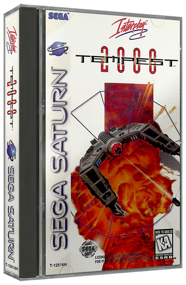 Tempest 2000 | NTSC | Sega Saturn | SS | En | Reproduction Case and Booklet - NO GAME