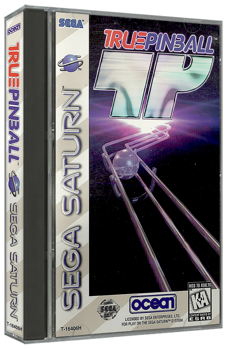 True Pineball | NTSC | Sega Saturn | SS | En | Reproduction Case and Booklet - NO GAME