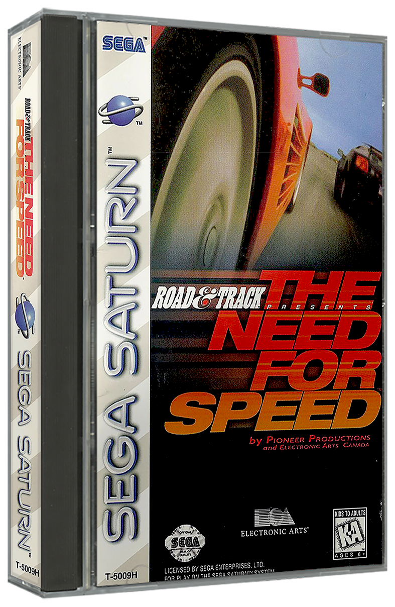 The Need for Speed | NTSC | Sega Saturn | SS | En | Reproduction Case and Booklet - NO GAME