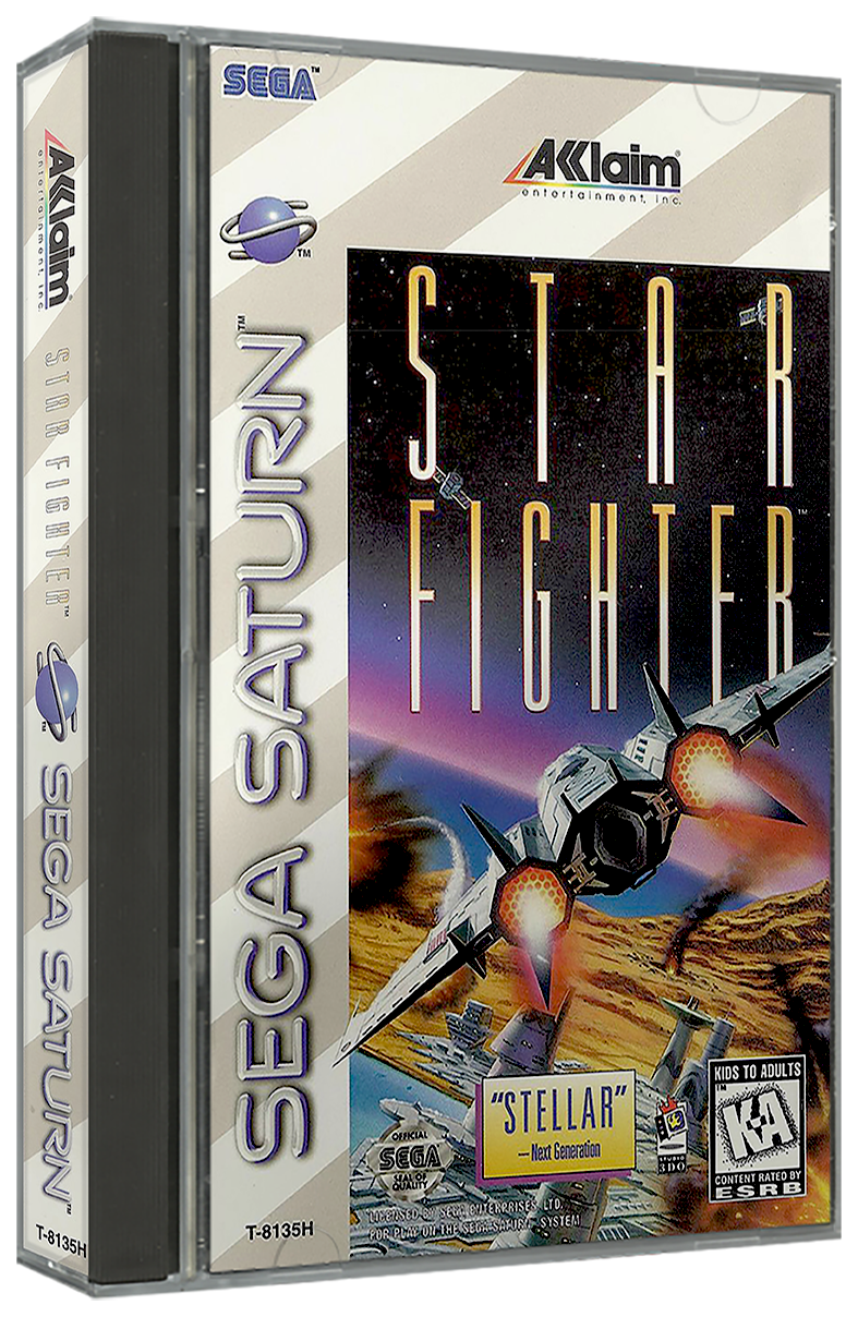 Star Fighter | NTSC | Sega Saturn | SS | En | Reproduction Case and Booklet - NO GAME