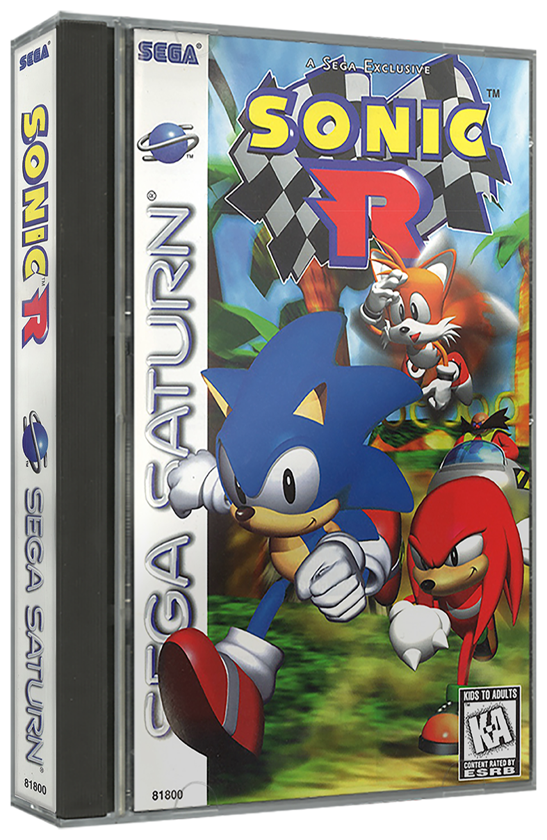 Sonic R | NTSC | Sega Saturn | SS | En | Reproduction Case and Booklet - NO GAME