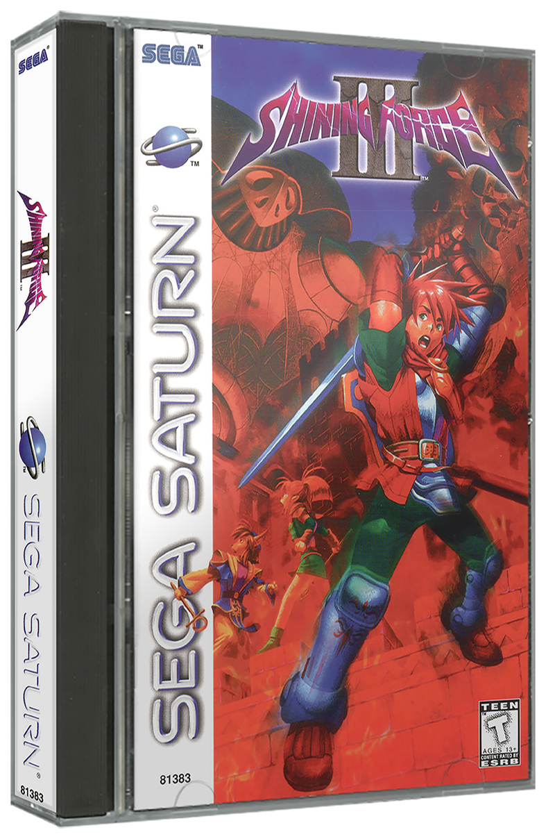 Shining Force III | NTSC | Sega Saturn | SS | En | Reproduction Case and Booklet - NO GAME