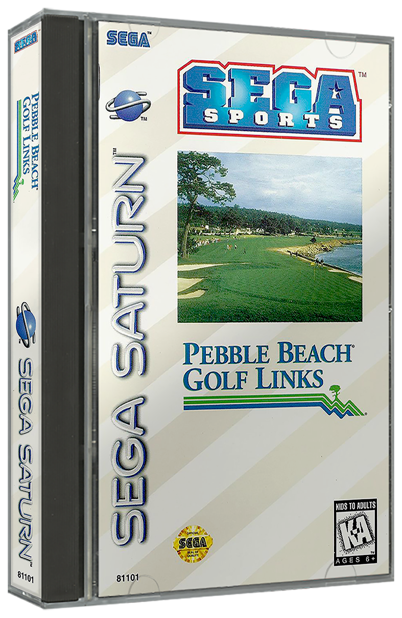 Pebble Beach Golf Links | NTSC | Sega Saturn | SS | En | Reproduction Case and Booklet - NO GAME