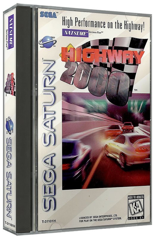 Highway 2000 | NTSC | Sega Saturn | SS | En | Reproduction Case and Booklet - NO GAME