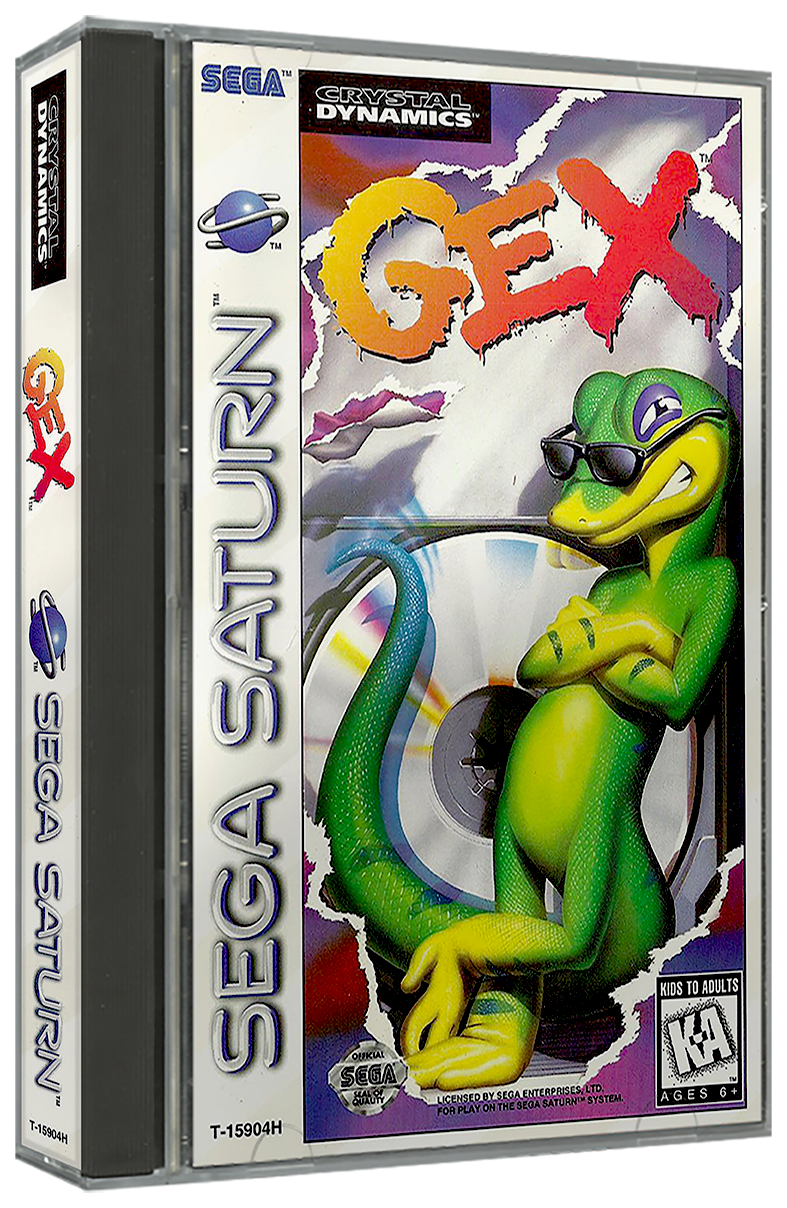 Gex | NTSC | Sega Saturn | SS | En | Reproduction Case and Booklet - NO GAME