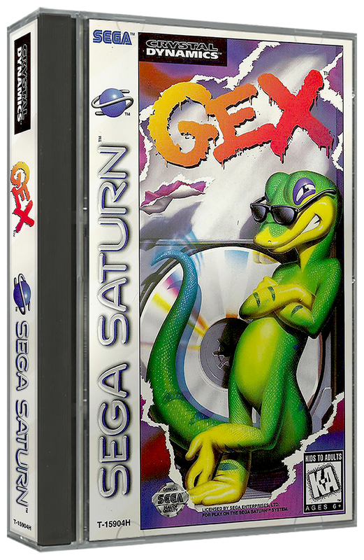 Gex | NTSC | Sega Saturn | SS | En | Reproduction Case and Booklet - NO GAME