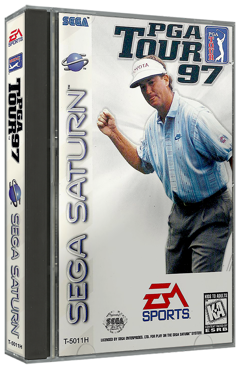 PGA Tour 97 | NTSC | Sega Saturn | SS | En | Reproduction Case and Booklet - NO GAME