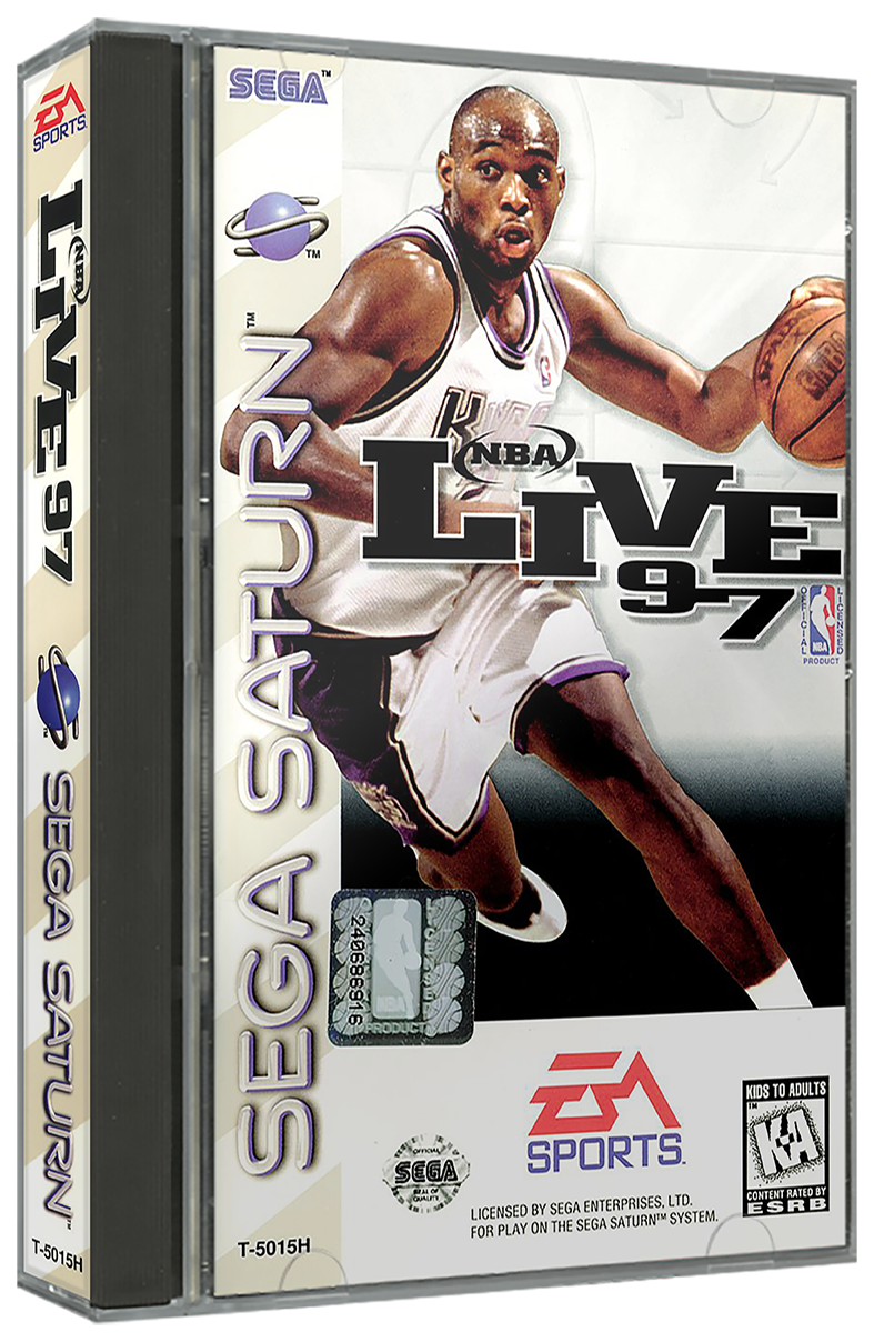 NBA Live 97 | NTSC | Sega Saturn | SS | En | Reproduction Case and Booklet - NO GAME