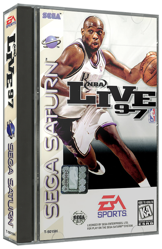 NBA Live 97 | NTSC | Sega Saturn | SS | En | Reproduction Case and Booklet - NO GAME