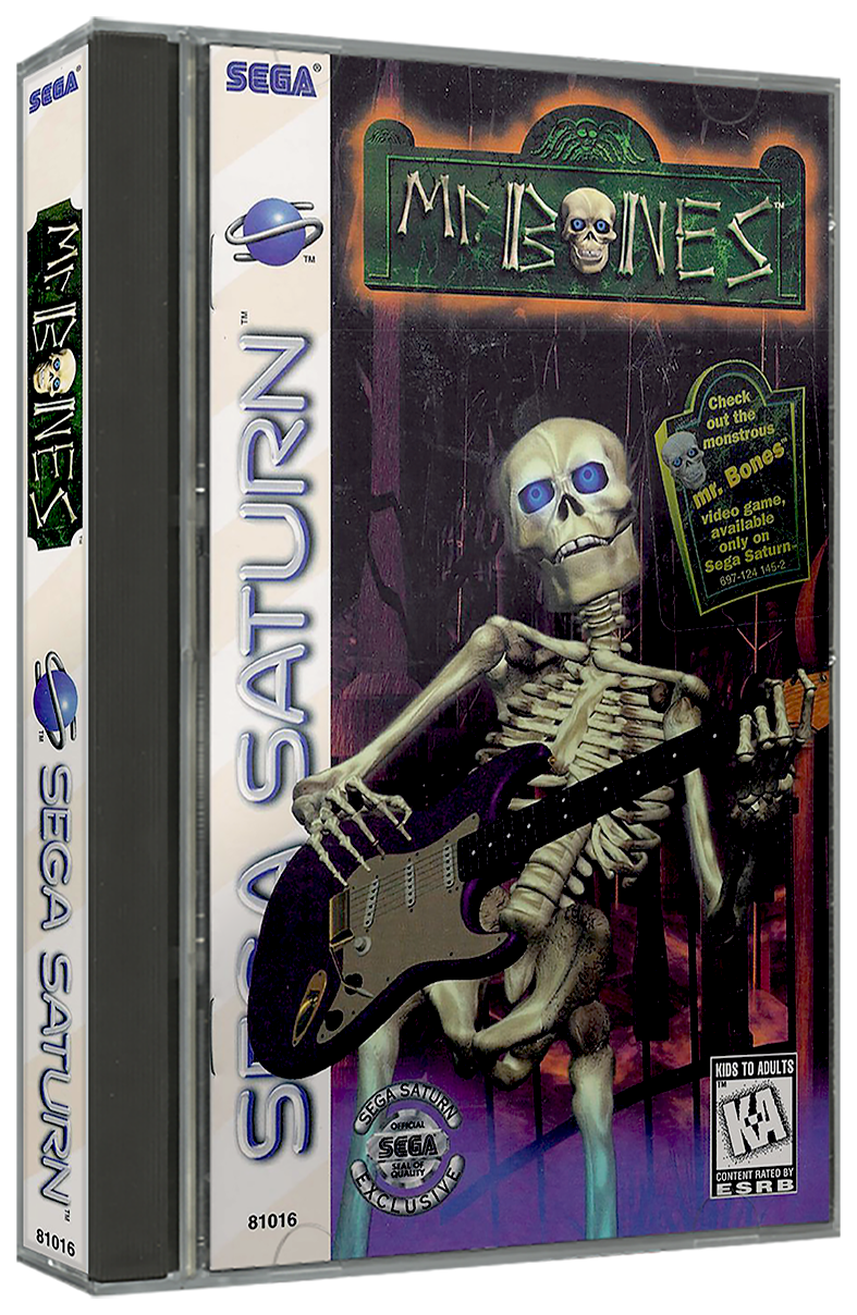 Mr. Bones | NTSC | Sega Saturn | SS | En | Reproduction Case and Booklet - NO GAME