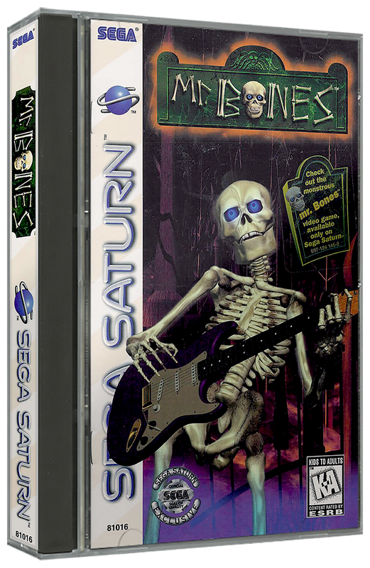 Mr. Bones | NTSC | Sega Saturn | SS | En | Reproduction Case and Booklet - NO GAME