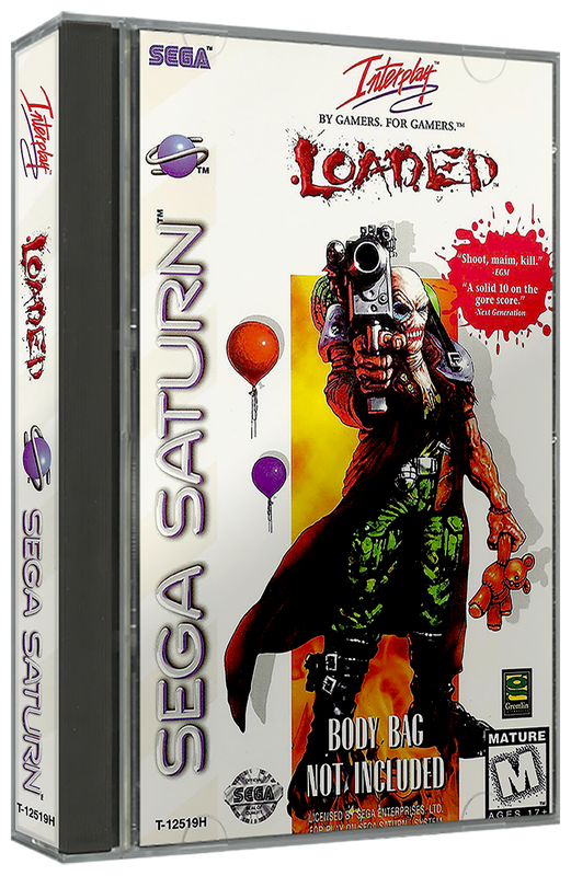 Loaded | NTSC | Sega Saturn | SS | En | Reproduction Case and Booklet - NO GAME