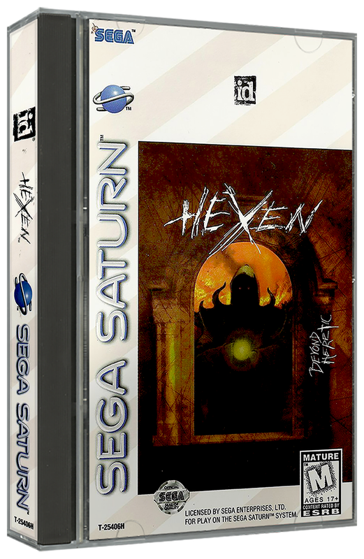 Hexen Beyond Heretic | NTSC | Sega Saturn | SS | En | Reproduction Case and Booklet - NO GAME