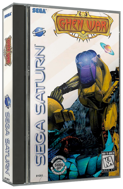 Ghen War | NTSC | Sega Saturn | SS | En | Reproduction Case and Booklet - NO GAME