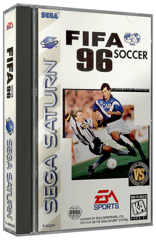 FIFA Soccer 96 | NTSC | Sega Saturn | SS | En | Reproduction Case and Booklet - NO GAME