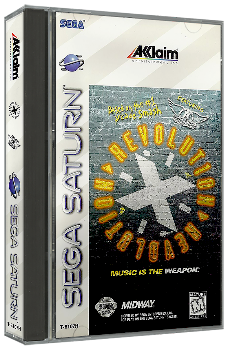 Revolution X | NTSC | Sega Saturn | SS | En | Reproduction Case and Booklet - NO GAME
