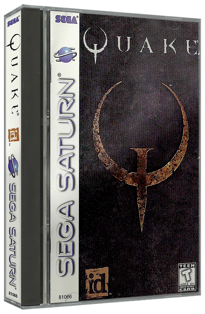 Quake | NTSC | Sega Saturn | SS | En | Reproduction Case and Booklet - NO GAME