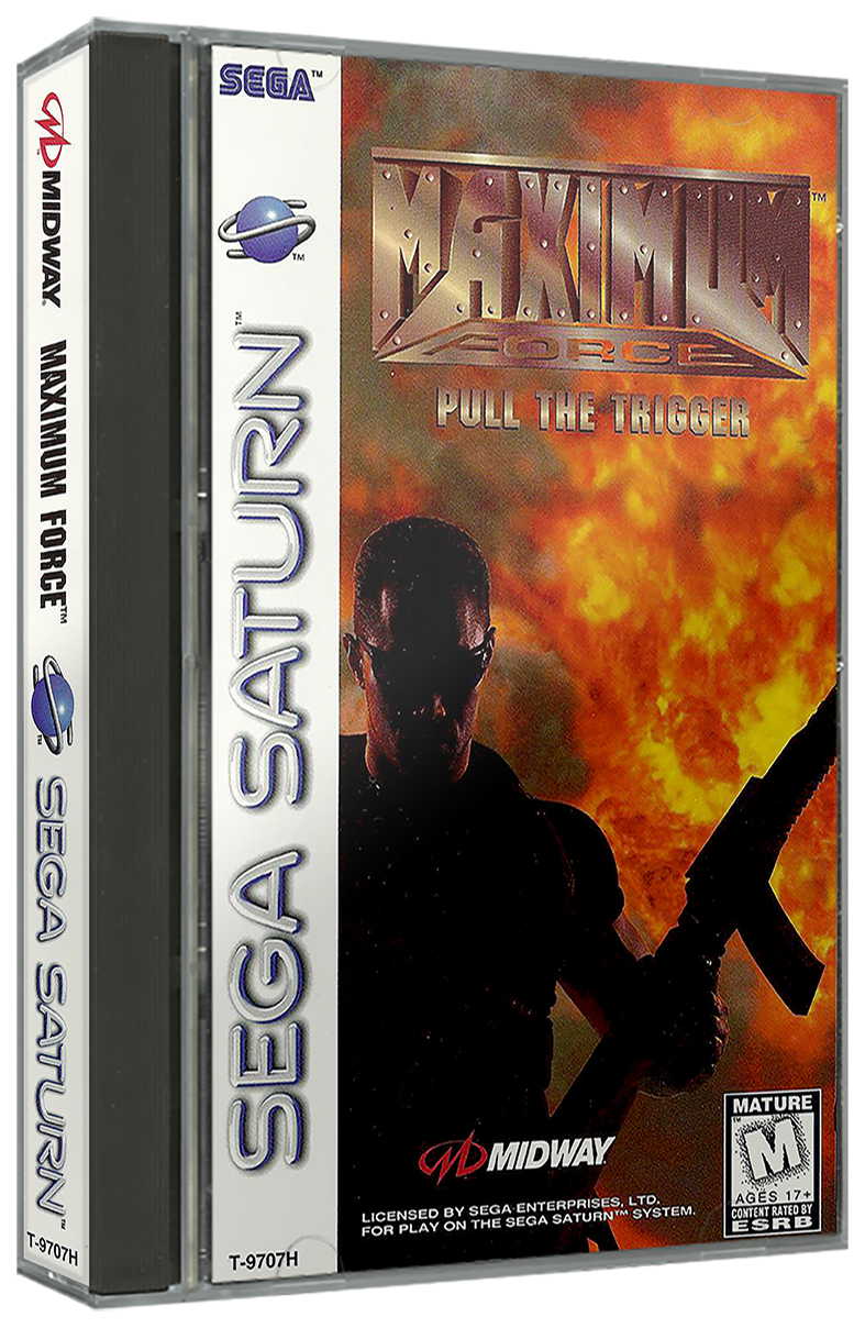 Maximum Force | NTSC | Sega Saturn | SS | En | Reproduction Case and Booklet - NO GAME