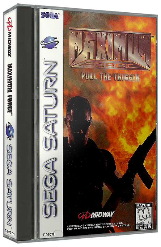 Maximum Force | NTSC | Sega Saturn | SS | En | Reproduction Case and Booklet - NO GAME