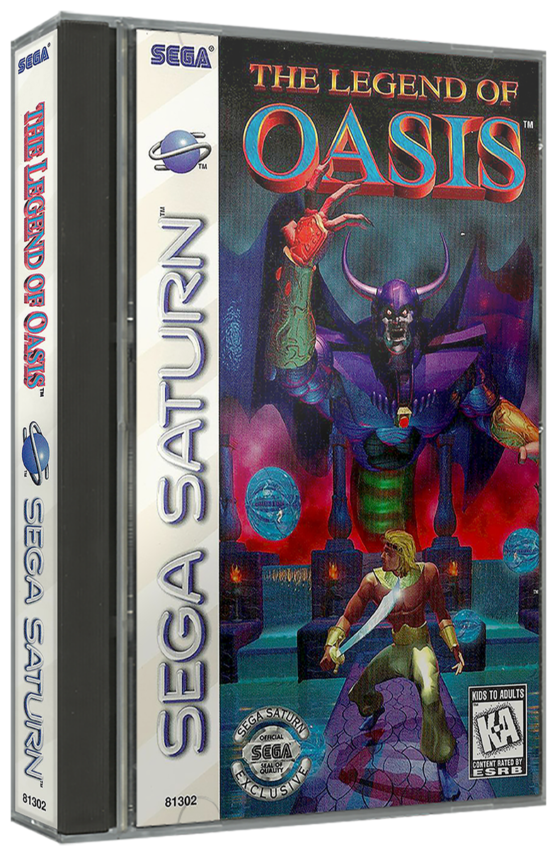 The Legend of Oasis | NTSC | Sega Saturn | SS | En | Reproduction Case and Booklet - NO GAME