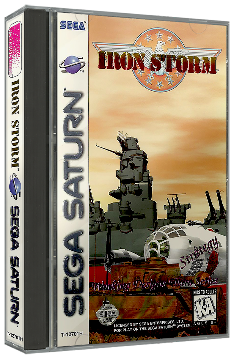 Iron Storm | NTSC | Sega Saturn | SS | En | Reproduction Case and Booklet - NO GAME