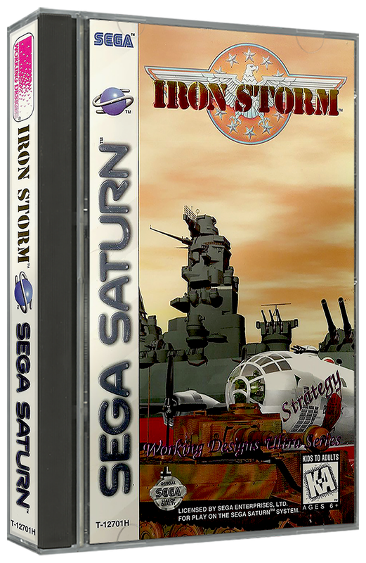 Iron Storm | NTSC | Sega Saturn | SS | En | Reproduction Case and Booklet - NO GAME
