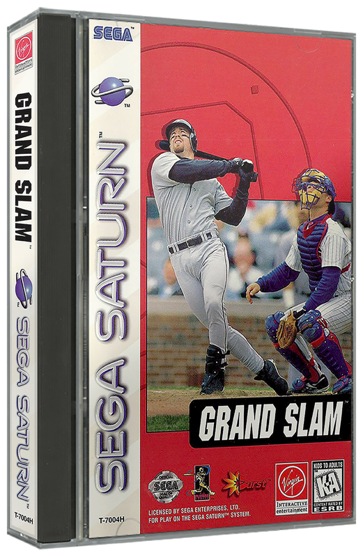 Grand Slam | NTSC | Sega Saturn | SS | En | Reproduction Case and Booklet - NO GAME