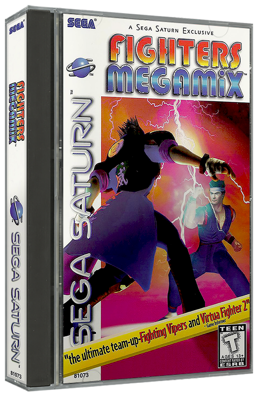Fighter Megamix | NTSC | Sega Saturn | SS | En | Reproduction Case and Booklet - NO GAME
