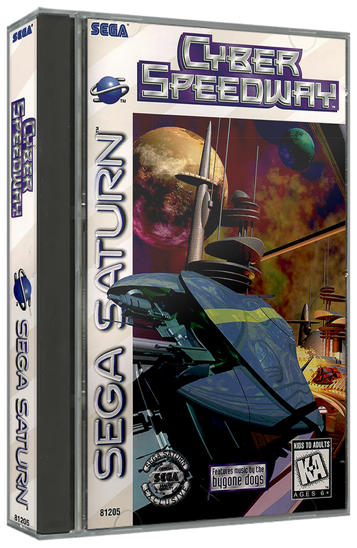 Cyber Speedway | NTSC | Sega Saturn | SS | En | Reproduction Case and Booklet - NO GAME