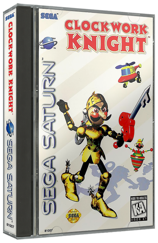Clockwork Knight | NTSC | Sega Saturn | SS | En | Reproduction Case and Booklet - NO GAME