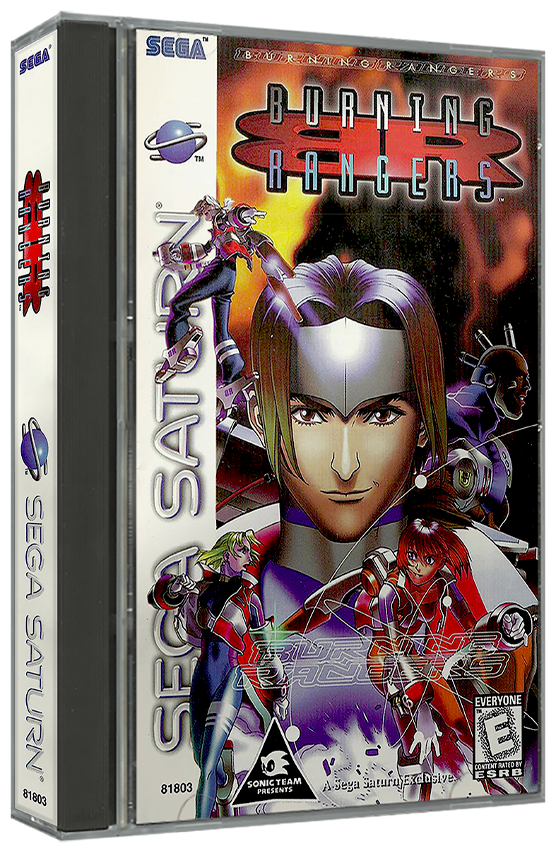 Burning Rangers | NTSC | Sega Saturn | SS | En | Reproduction Case and Booklet - NO GAME