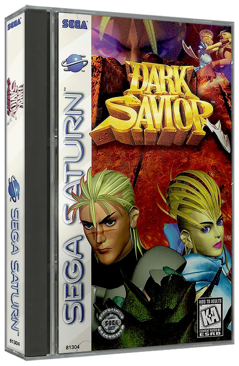 Dark Savior | NTSC | Sega Saturn | SS | En | Reproduction Case and Booklet - NO GAME