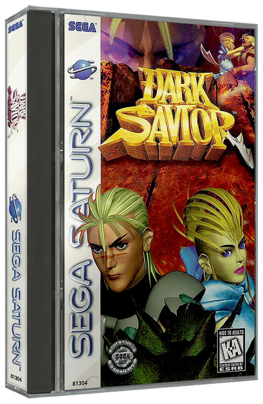 Dark Savior | NTSC | Sega Saturn | SS | En | Reproduction Case and Booklet - NO GAME
