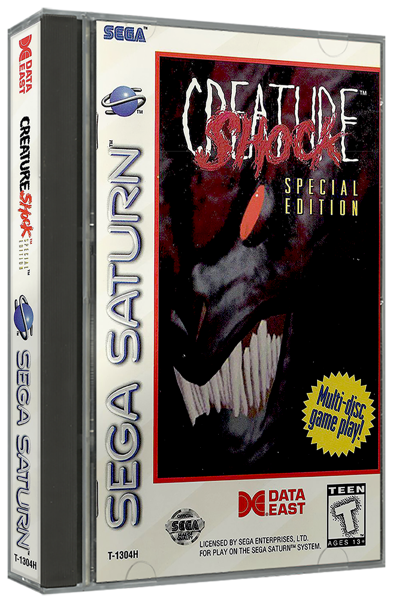 Creature Shock Special Edition | NTSC | Sega Saturn | SS | En | Reproduction Case and Booklet - NO GAME