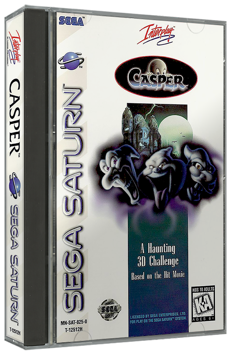 Casper | NTSC | Sega Saturn | SS | En | Reproduction Case and Booklet - NO GAME