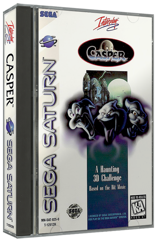 Casper | NTSC | Sega Saturn | SS | En | Reproduction Case and Booklet - NO GAME