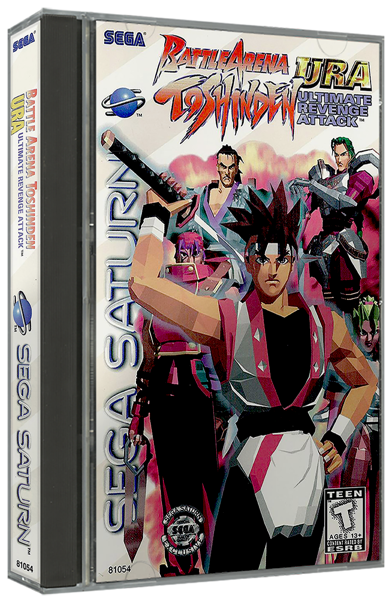 Battle Arena Toshinden URA Ultimate Revenge Attack | NTSC | Sega Saturn | SS | En | Reproduction Case and Booklet - NO GAME